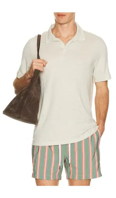 Onia Shaun Stretch Linen Polo | Thumbnail 5 Onia Shaun Stretch Linen Polo | Thumbnail 5