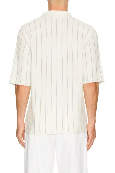 Helmut Lang Short Sleeve Stripe Polo. | Thumbnail 2 Helmut Lang Short Sleeve Stripe Polo. | Thumbnail 2