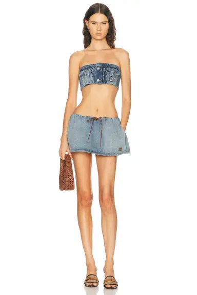 Miu Miu Denim Skirt | Thumbnail 5