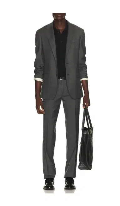 Polo Ralph Lauren 2-Button Single Breasted Sharkskin 2-Piece Suit | Thumbnail 6