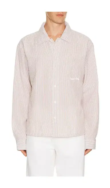 Museum of Peace and Quiet Wordmark Button Up | Thumbnail 6