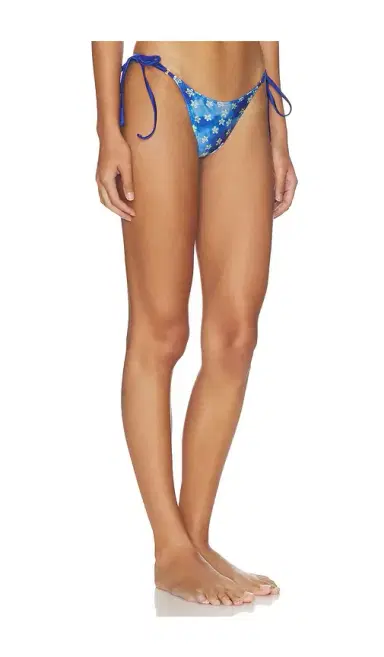 Frankies Bikinis Mackenzie Satin Bikini Bottom | Thumbnail 2