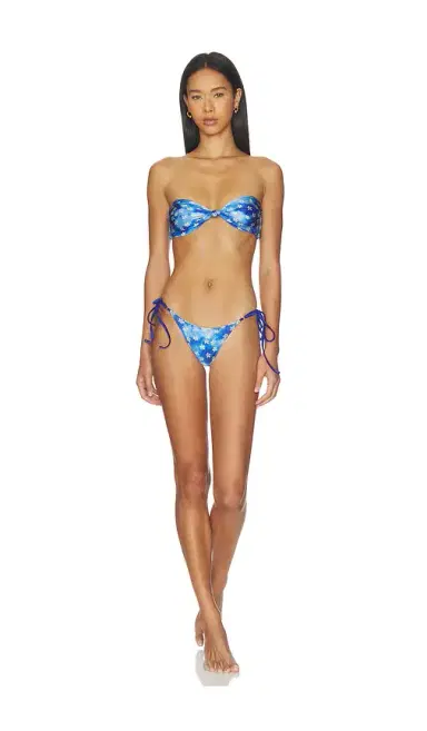 Frankies Bikinis Mackenzie Satin Bikini Bottom | Thumbnail 4