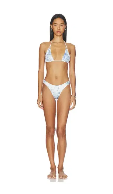 Frankies Bikinis Dove Satin Bikini Bottom | Thumbnail 4 Frankies Bikinis Dove Satin Bikini Bottom | Thumbnail 4