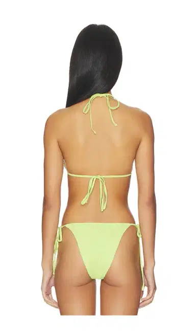 Frankies Bikinis Nick Smocked Bikini Top | Thumbnail 3
