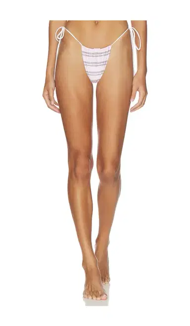 Frankies Bikinis Tia Reversible Satin Bikini Bottom | Thumbnail 1 Frankies Bikinis Tia Reversible Satin Bikini Bottom | Thumbnail 1