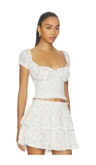 LoveShackFancy Daini Top | Thumbnail 2 LoveShackFancy Daini Top | Thumbnail 2