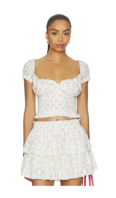 LoveShackFancy Daini Top | Thumbnail 1 LoveShackFancy Daini Top | Thumbnail 1