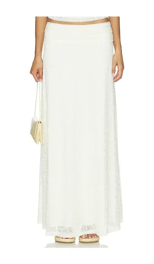 SEVEN WONDERS Samirah Low Waisted Lace Maxi Skirt