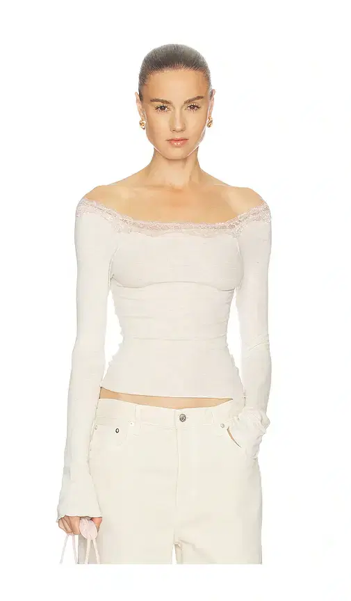 Free People Oh My Darling Long Sleeve Top