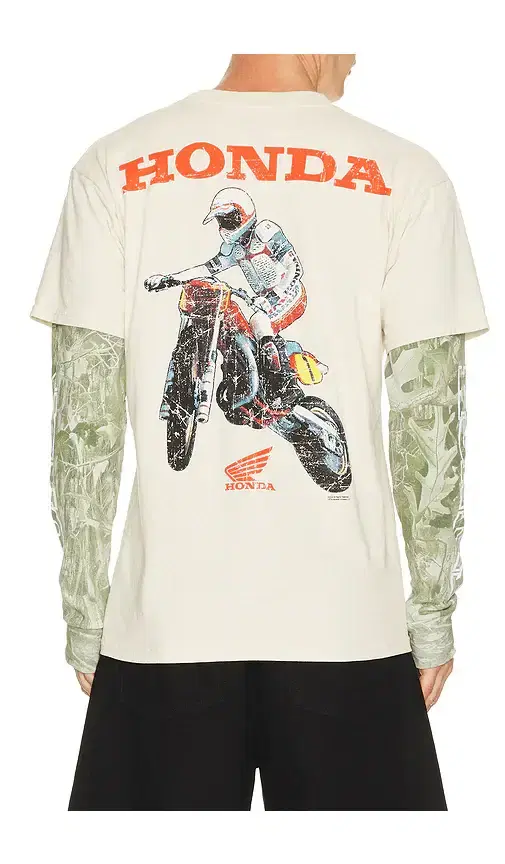 CPTN Apparel Jumper 2Fer Long Sleeve Tee