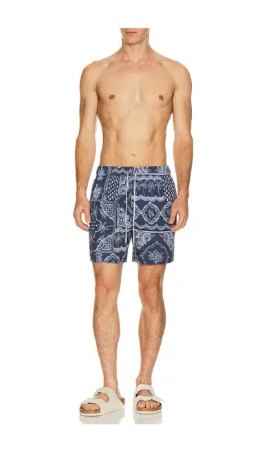Vintage Summer 4 Way Stretch Volley Swim Trunk | Thumbnail 3