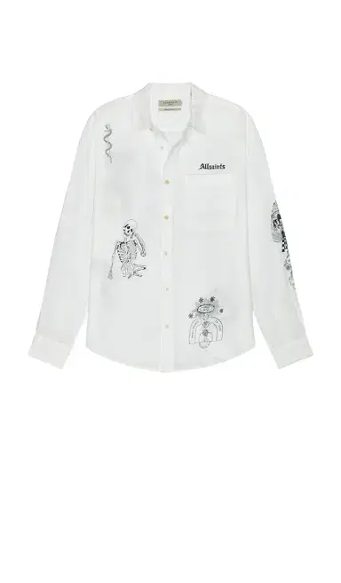 AllSaints Terror Long Sleeve Shirt | Thumbnail 5 AllSaints Terror Long Sleeve Shirt | Thumbnail 5