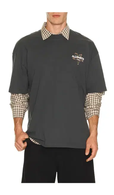 AllSaints Pentacle Crew Neck Tee | Thumbnail 1 AllSaints Pentacle Crew Neck Tee | Thumbnail 1