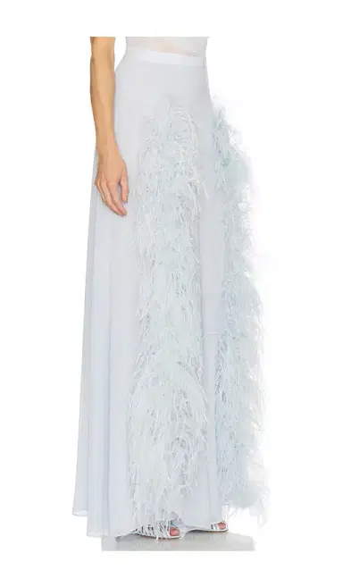 Lapointe Wide Leg Pant With Feathers | Thumbnail 2 Lapointe Wide Leg Pant With Feathers | Thumbnail 2