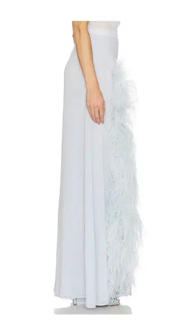 Lapointe Wide Leg Pant With Feathers | Thumbnail 3 Lapointe Wide Leg Pant With Feathers | Thumbnail 3