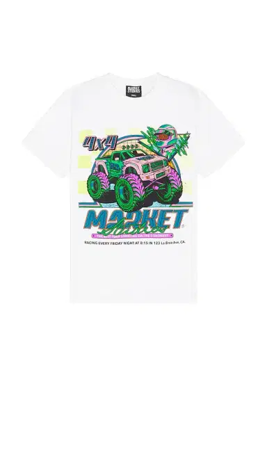 Market Monster Truck Rally T-Shirt | Thumbnail 4