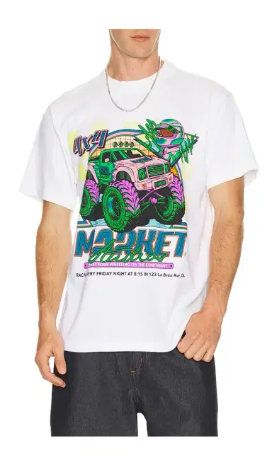 Market Monster Truck Rally T-Shirt | Thumbnail 1