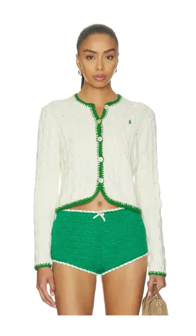 Polo Ralph Lauren Cotton Long Sleeve Cardigan | Thumbnail 1