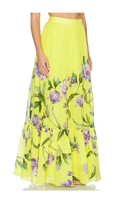 Hemant & Nandita Pintuck Maxi Skirt | Thumbnail 2