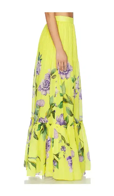 Hemant & Nandita Pintuck Maxi Skirt | Thumbnail 3