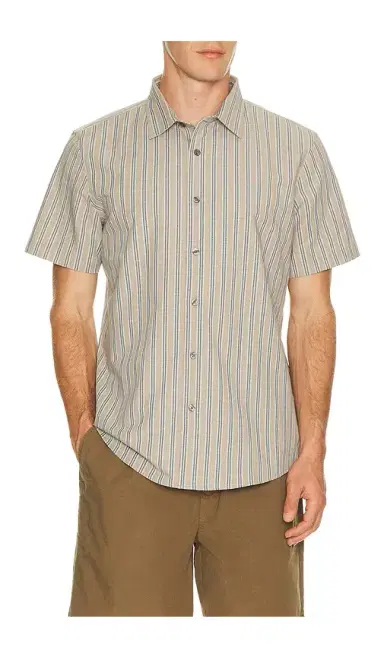 Rhone Brezza Linen Blend Short Sleeve Shirt | Thumbnail 1 Rhone Brezza Linen Blend Short Sleeve Shirt | Thumbnail 1