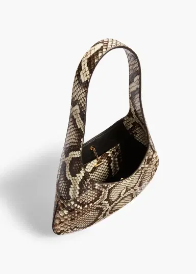Khaite Small Joan Hobo In Natural Python | Thumbnail 3 Khaite Small Joan Hobo In Natural Python | Thumbnail 3