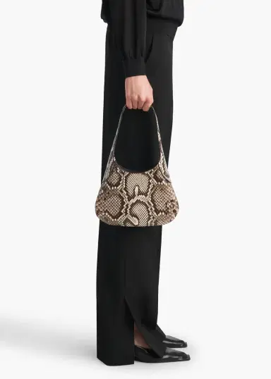 Khaite Small Joan Hobo In Natural Python | Thumbnail 5 Khaite Small Joan Hobo In Natural Python | Thumbnail 5