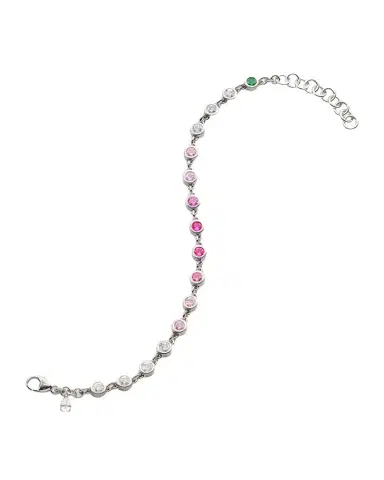 Monica Rich Kosann Sterling Silver Ombre Sapphire Tennis Bracelet | Thumbnail 1