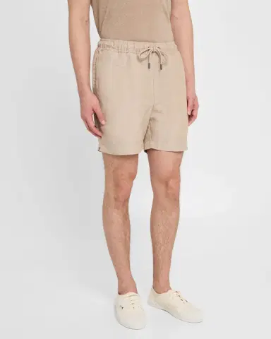 Onia Men's Air Linen Pull-On Shorts, 6" Inseam | Thumbnail 3 Onia Men's Air Linen Pull-On Shorts, 6" Inseam | Thumbnail 3