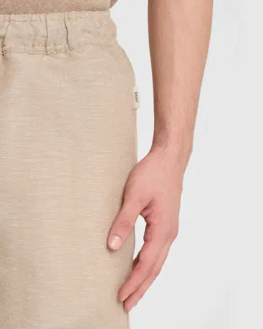Onia Men's Air Linen Pull-On Shorts, 6" Inseam | Thumbnail 4 Onia Men's Air Linen Pull-On Shorts, 6" Inseam | Thumbnail 4