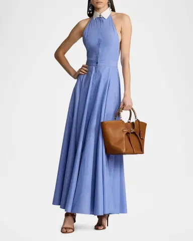 Ralph Lauren Collection The Ralph Calfskin Tote Bag | Thumbnail 5