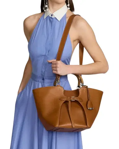 Ralph Lauren Collection The Ralph Calfskin Tote Bag | Thumbnail 1