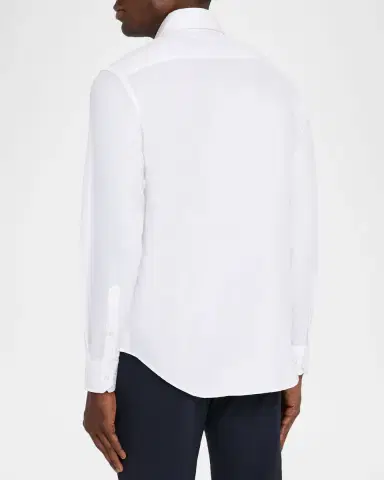 Giorgio Armani Men's Cotton Tonal Dot Dress Shirt | Thumbnail 2 Giorgio Armani Men's Cotton Tonal Dot Dress Shirt | Thumbnail 2
