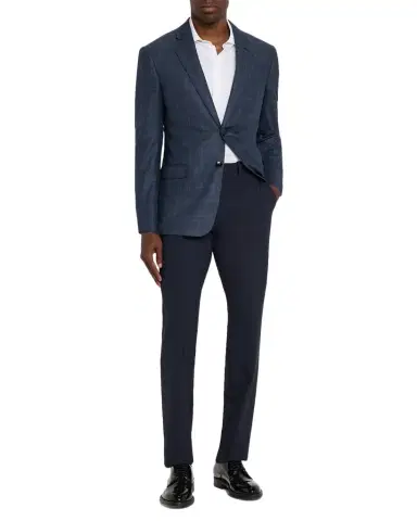 Giorgio Armani Men's Cotton Tonal Dot Dress Shirt | Thumbnail 1 Giorgio Armani Men's Cotton Tonal Dot Dress Shirt | Thumbnail 1