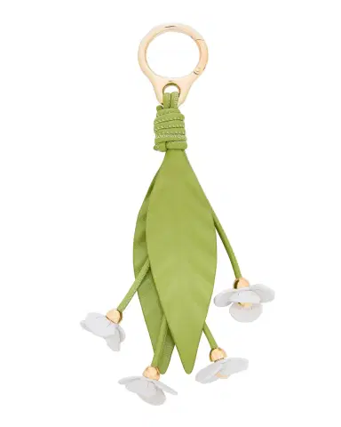 Loewe x Paula's Ibiza Strawberry Flower Bag Charm in Calfskin Leather | Thumbnail 2