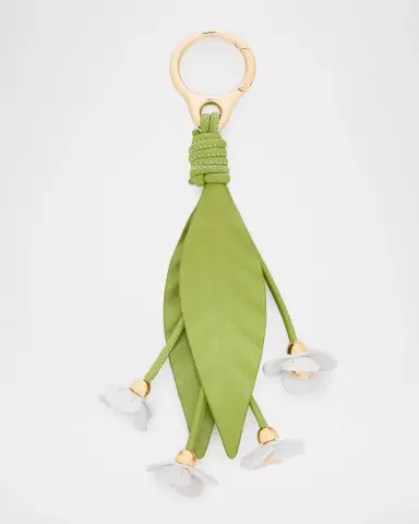Loewe x Paula's Ibiza Strawberry Flower Bag Charm in Calfskin Leather | Thumbnail 3