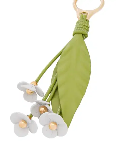 Loewe x Paula's Ibiza Strawberry Flower Bag Charm in Calfskin Leather | Thumbnail 1
