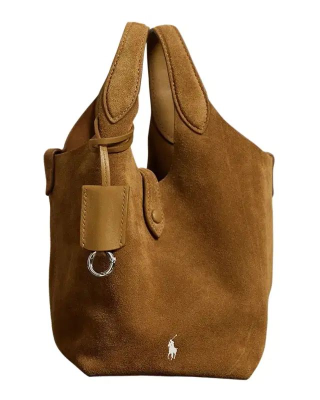 Polo Play Suede Small Tote & Crossbody
