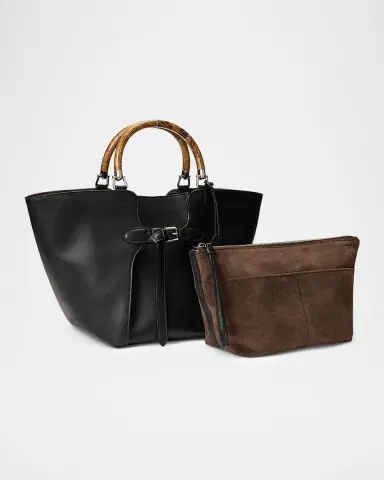 Ralph Lauren Collection The Ralph Calfskin Tote | Thumbnail 4