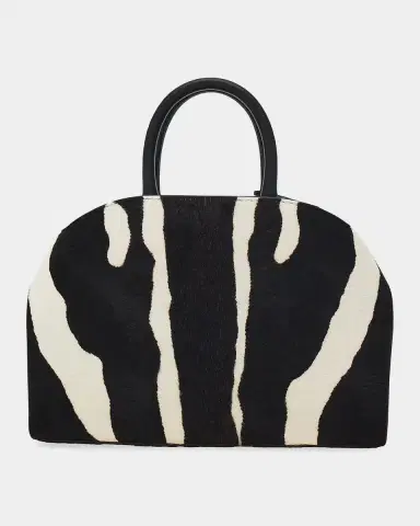 Ferragamo Hug Zebra Calf Hair Top-Handle Bag | Thumbnail 2 Ferragamo Hug Zebra Calf Hair Top-Handle Bag | Thumbnail 2