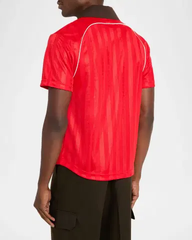 Adidas x Wales Bonner Men 's Jacquard Football T-Shirt | Thumbnail 2
