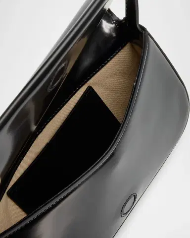 Jacquemus Men's Le Curvo Leather Crossbody Bag | Thumbnail 3