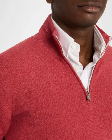 Brunello Cucinelli Men's Cashmere Turtleneck Sweater | Thumbnail 4