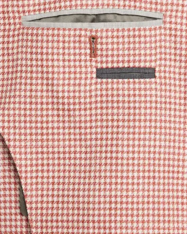 Brunello Cucinelli Men's Wool, Silk and Linen Houndstooth Sport Coat | Thumbnail 5 Brunello Cucinelli Men's Wool, Silk and Linen Houndstooth Sport Coat | Thumbnail 5