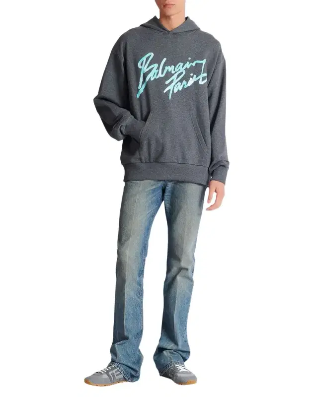 Men 's  Paris Cotton Jersey Hoodie