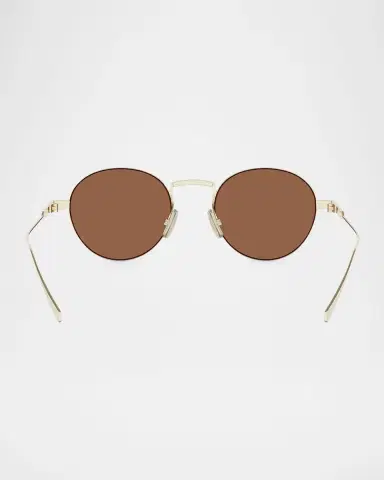 Celine 49mm Metal Round Sunglasses | Thumbnail 4 Celine 49mm Metal Round Sunglasses | Thumbnail 4