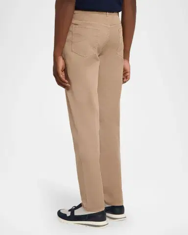 Brunello Cucinelli Men's Dyed Cotton Straight-Fit Five-Pocket Pants | Thumbnail 2