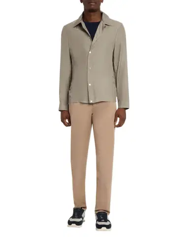 Brunello Cucinelli Men's Dyed Cotton Straight-Fit Five-Pocket Pants | Thumbnail 1