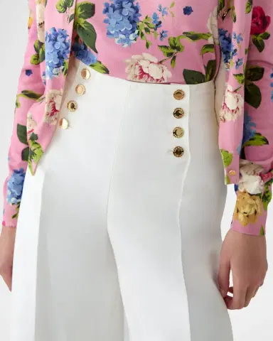 Carolina Herrera Alba Wide-Leg Sailor Pants | Thumbnail 3